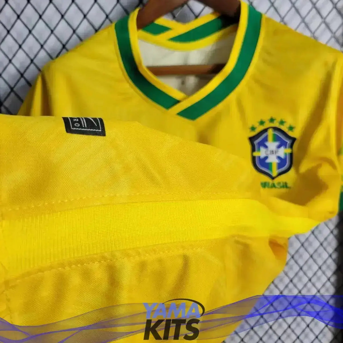 Maillot Femme du Brésil/Brazil Concept Jaune « Christ rédempteur » YamaKits Foot