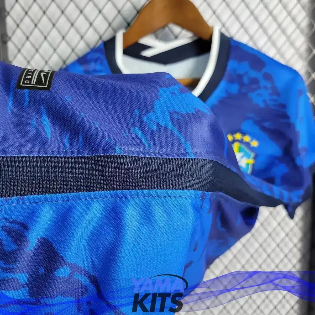Maillot Femme du Brésil/Brazil concept "bleu" 2024 YamaKits Foot