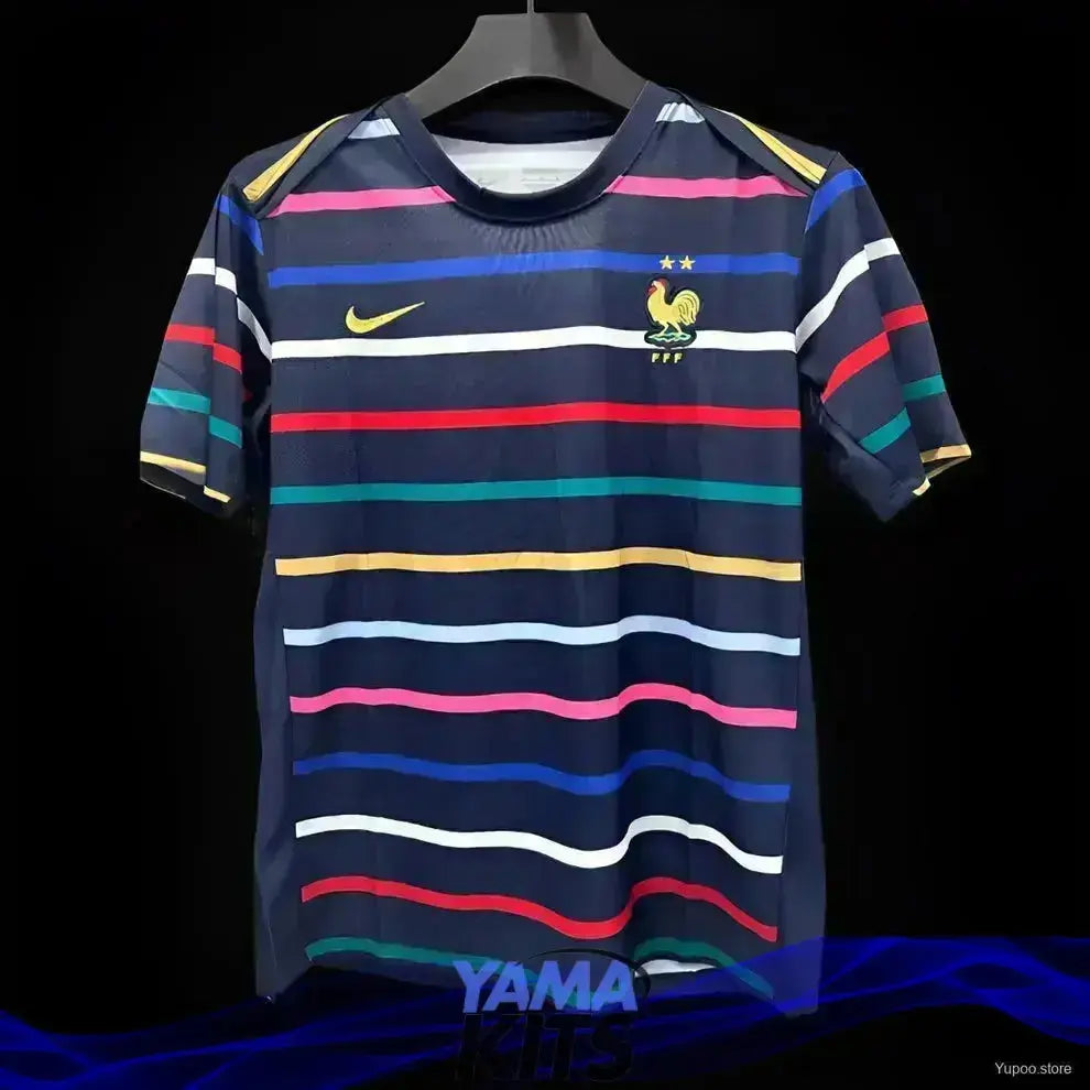 Maillot France d'Avant match 2024/2025 YamaKits Foot