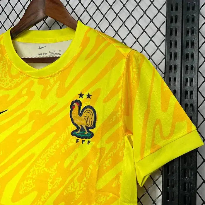 Maillot Gardien France Jaune 2024-2025 YamaKits Foot
