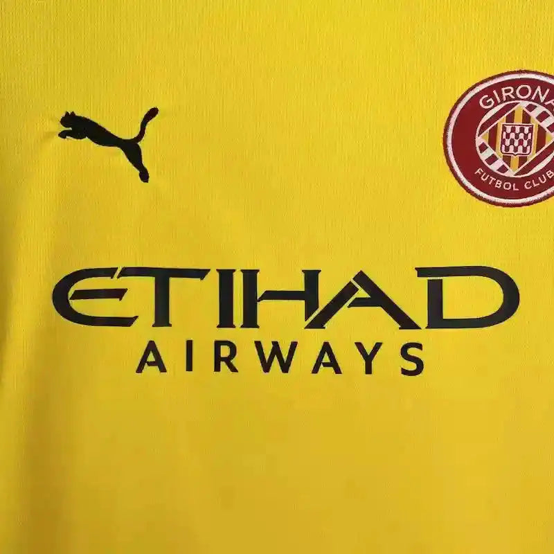 Maillot Gérone extérieur "jaune" 2025/2026 YamaKits Foot