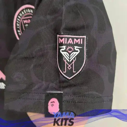 Maillot Inter Miami CF x Bape Noir 2023/2024 YamaKits Foot