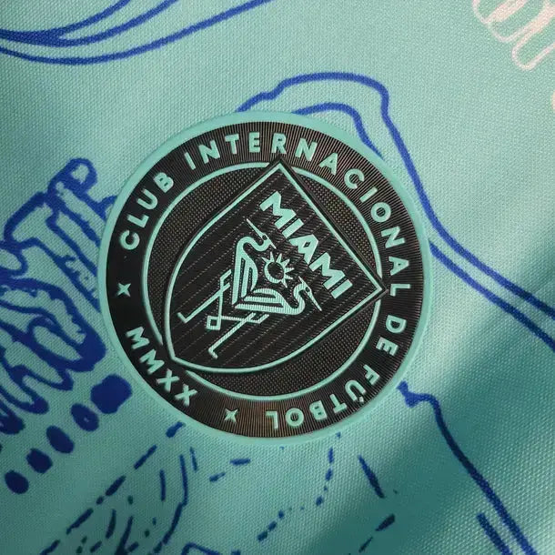 Maillot Inter Miami entrainement "Bleu" 2023/2024 YamaKits Foot