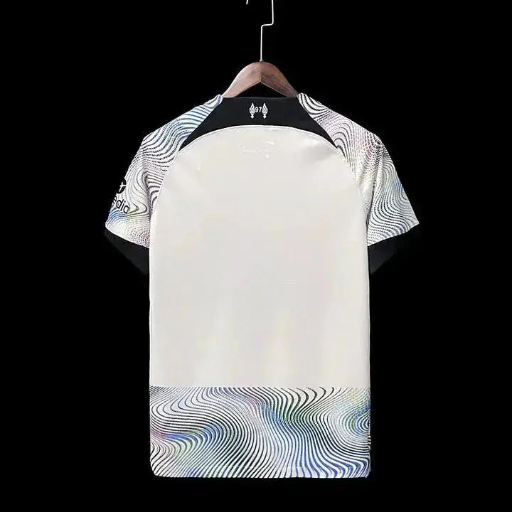 Maillot Liverpool extérieur "gris à Rayures" 2022/2023 YamaKits Foot