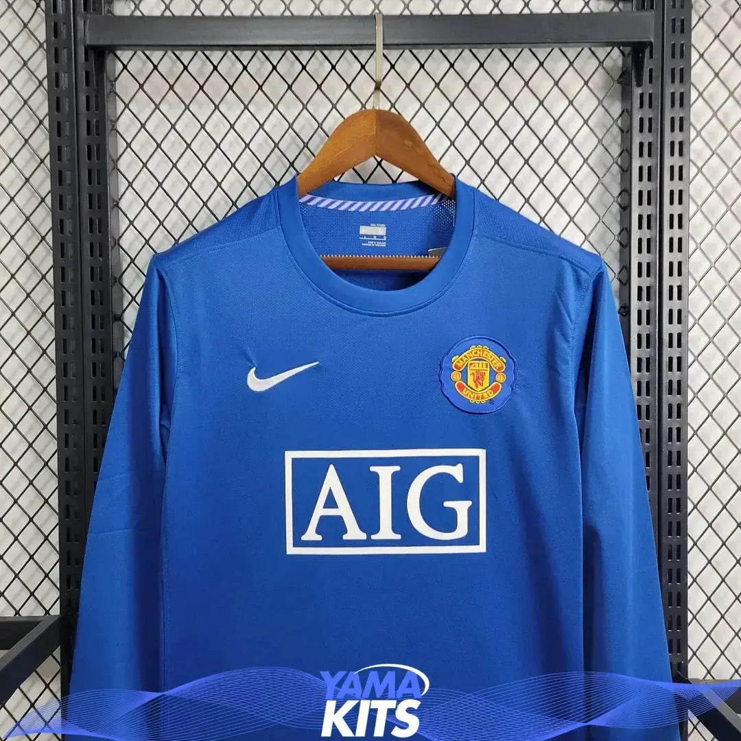 Maillot Manchester United Extérieur Manches Longues 2008/2009 Classic Shirtss