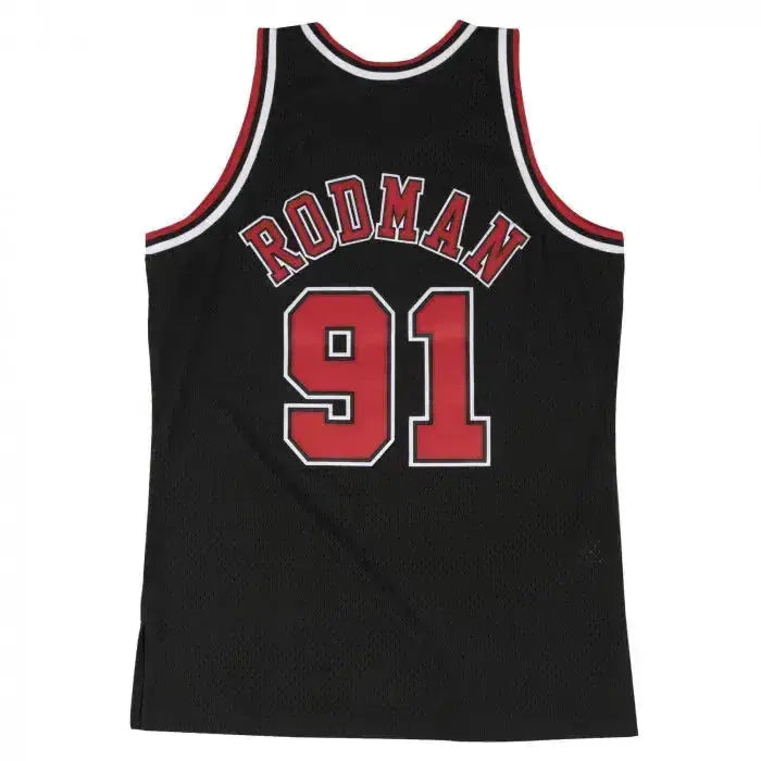 Maillot NBA Dennis Rodman Chicago Bulls 1997-98 Mitchell&Ness swingman YamaBasketball