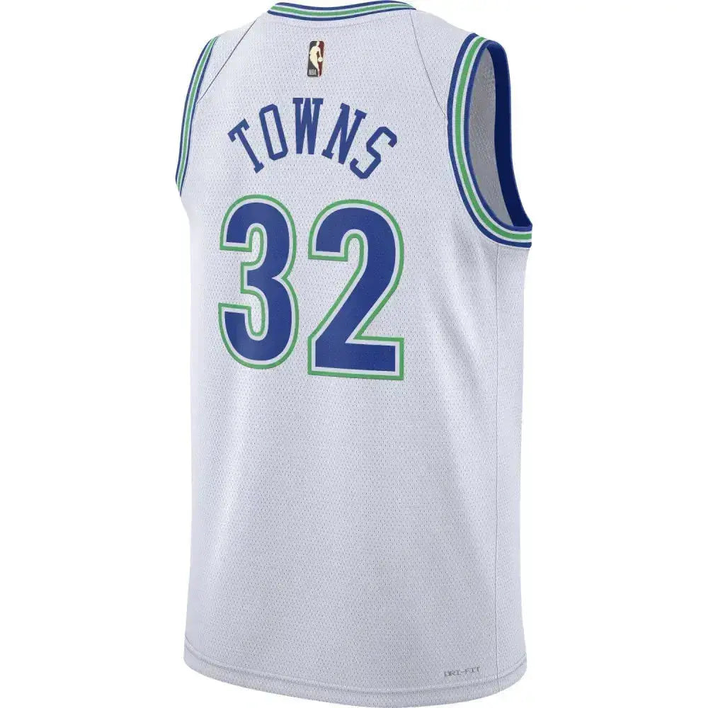 Maillot NBA Karl-Anthony Towns Minnesota Timberwolves Nike Hardwood Classics Edition YamaBasketball