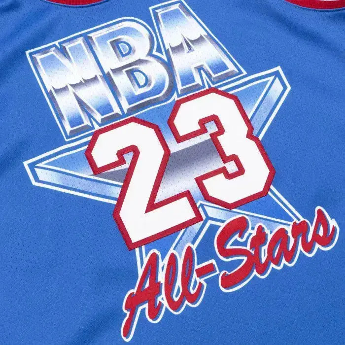 Maillot NBA Michael Jordan All-Star '93 Bleu Mitchell & Ness YamaBasketball
