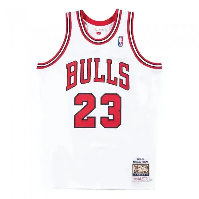 Maillot NBA Michael Jordan Chicago Bulls Blanc '95 Mitchell & Ness - Édition Domicile YamaBasketball