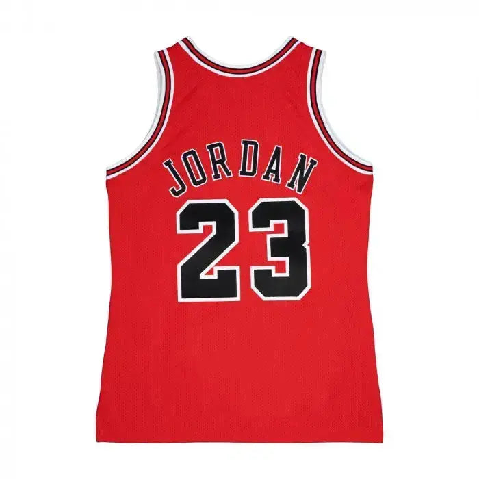Maillot NBA Michael Jordan Chicago Bulls ROUGE '97 Finals Mitchell & Ness - Édition Road YamaBasketball