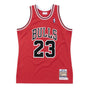 Maillot NBA Michael Jordan Chicago Bulls Rouge 1987-88 Mitchell & Ness
