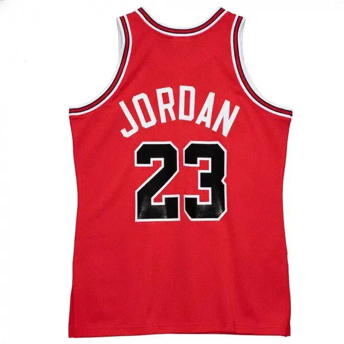 Maillot NBA Michael Jordan Chicago Bulls Rouge 1991-92 Mitchell & Ness YamaBasketball