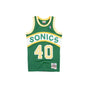 Maillot NBA Shawn Kemp 1994-95 Seattle Supersonics Road Swingman Mitchell&Ness