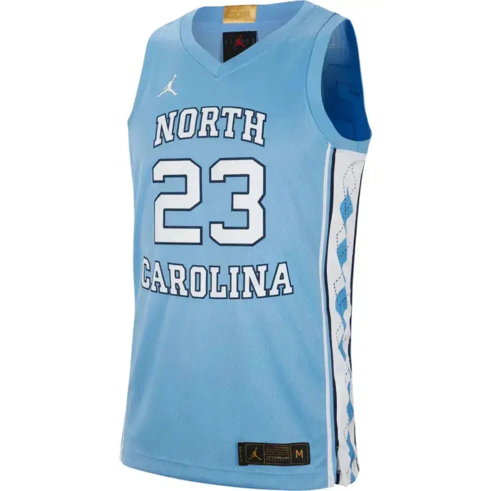 Maillot NCAA Michael Jordan UNC Bleu Nike - Édition Collégiale YamaBasketball