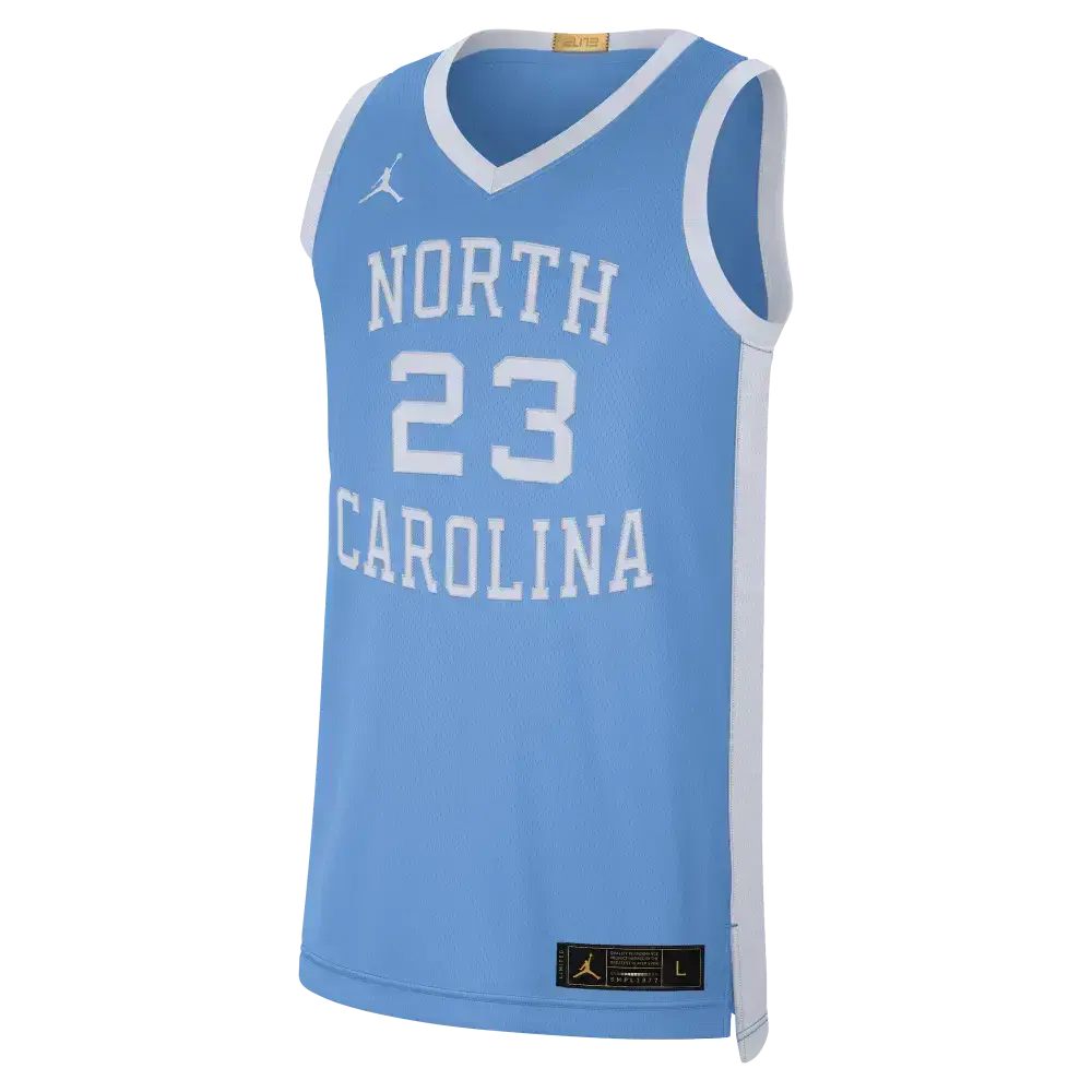 Maillot NCAA Michael Jordan University of North Carolina Bleu Nike - Édition Limitée Domicile YamaBasketball