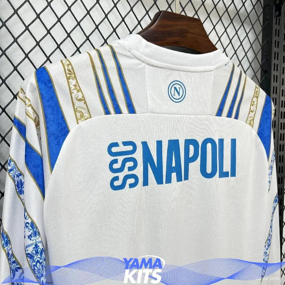 Maillot Napoli Pré-Match Manches Longues 2025/2026 Classic Shirtss