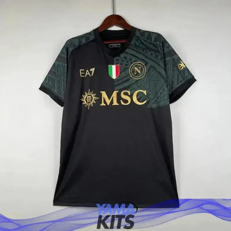 Maillot Napoli Third « noir » 2024/2025 YamaKits Foot