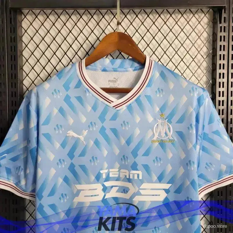 Maillot Olympique de Marseille Entrainement "Bleu" 2023/2024 YamaKits Foot