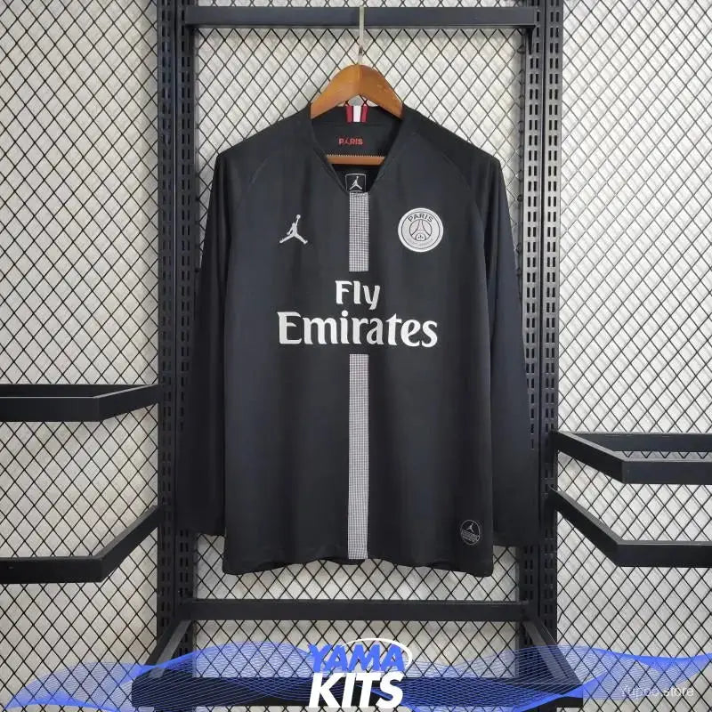 Maillot PSG Noir Manches Longues 2018/2019 Classic Shirtss