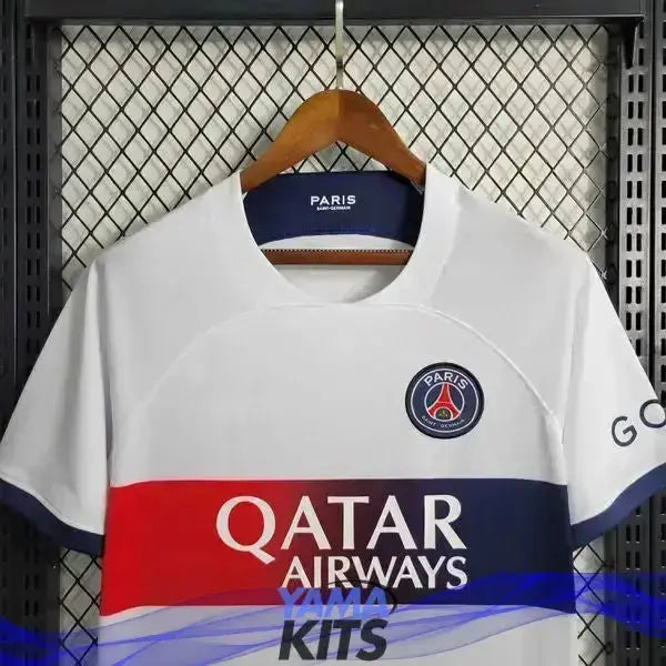 Maillot Paris SG extérieur "Blanc" 2023/2024 YamaKits Foot