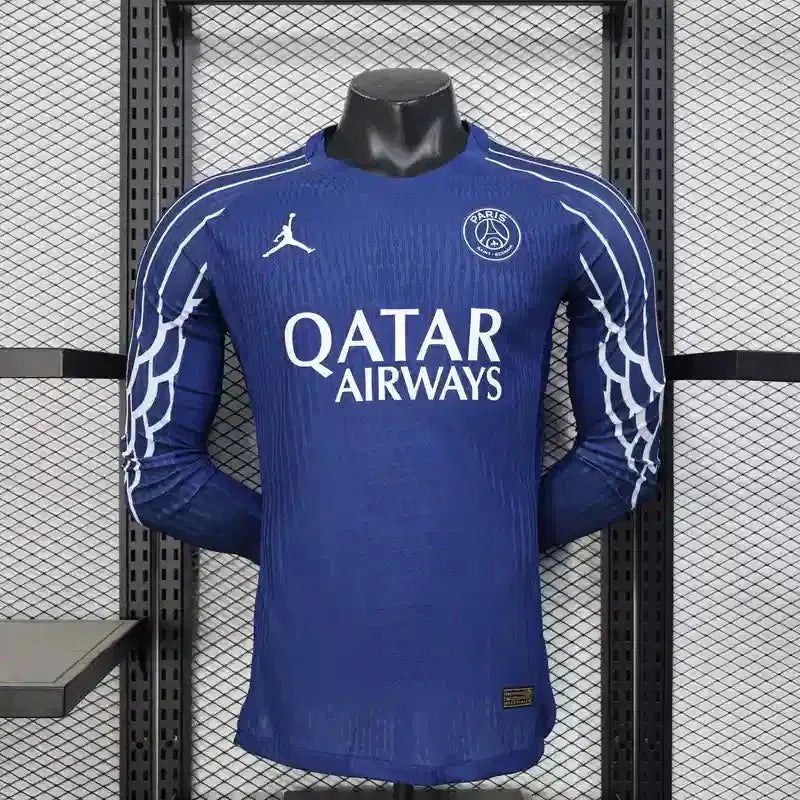 Maillot Paris SG third "Jordan, bleu" 2024/2025 Manches longues YamaKits Foot