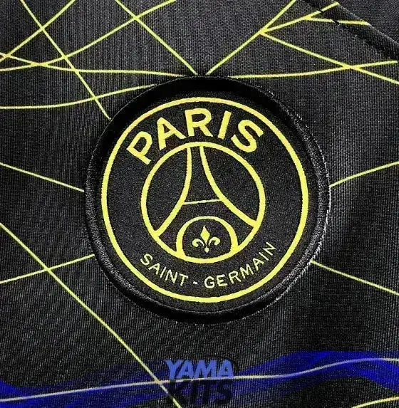 Maillot Paris Third « noir,jaune » 2022-2023 YamaKits Foot