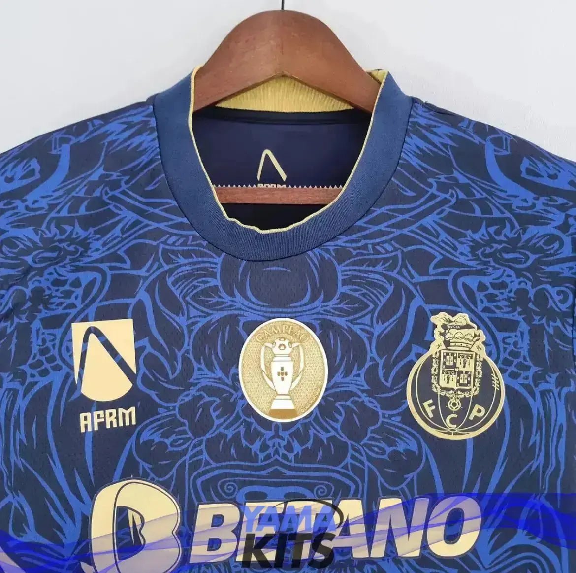 Maillot Porto concept "Dragon Bleu" 2022/2023 YamaKits Foot