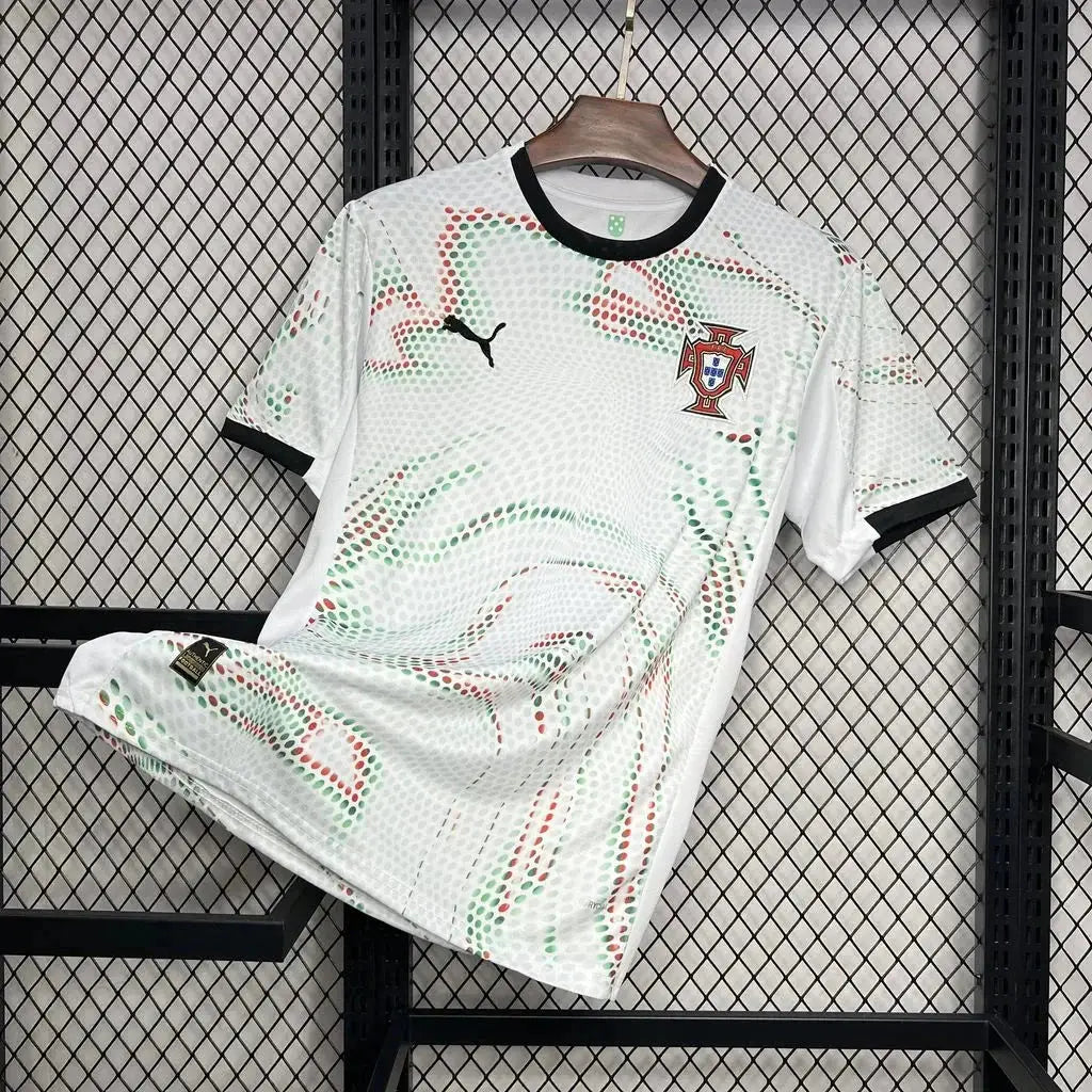 Maillot Portugal extérieur "Blanc" 2025/2026 YamaKits Foot