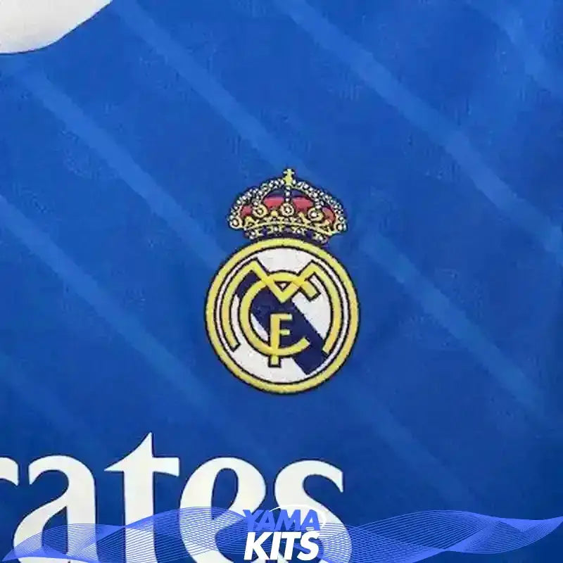 Maillot Real Madrid extérieur "bleu" manches longues 2025/2026 YamaKits Foot