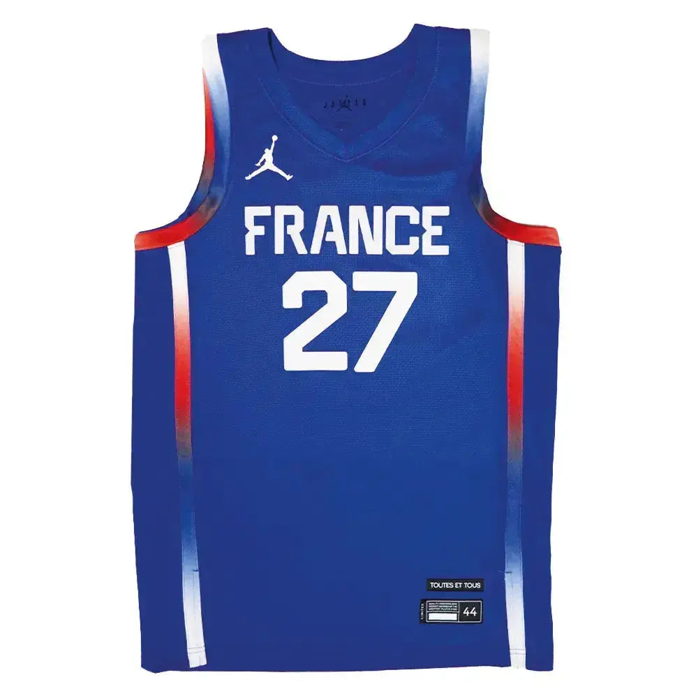 Maillot Rudy Gobert Team France Jordan Limited Road YamaBasketball