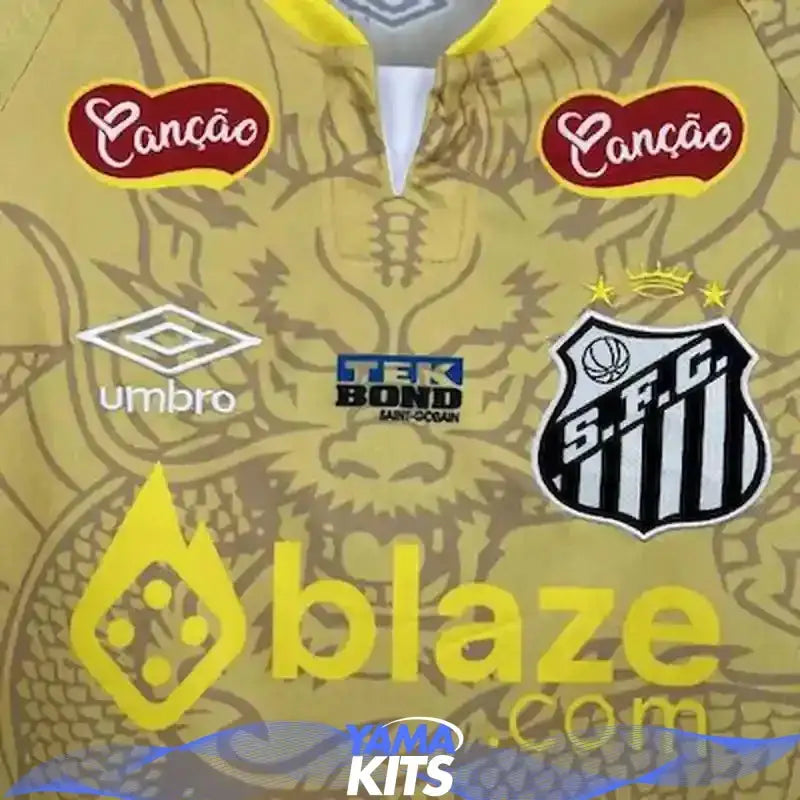 Maillot Santos FC Concept "Jaune" 2025/2026 YamaKits Foot