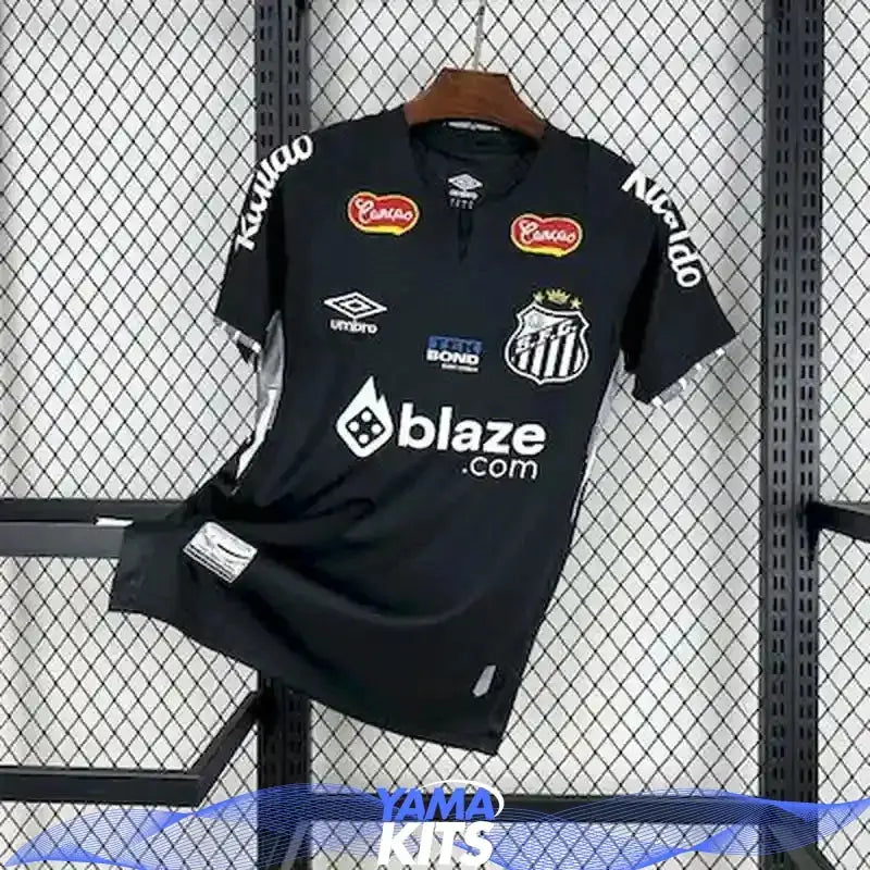 Maillot Santos FC concept "noir" 2025/2026 YamaKits Foot