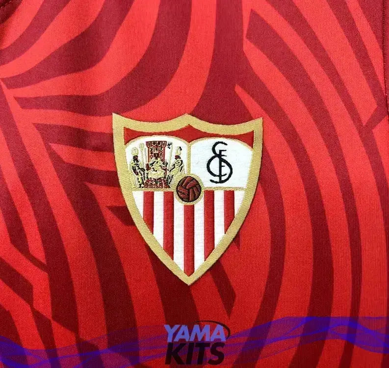 Maillot Séville Extérieur "Red" 2023/2024 YamaKits Foot