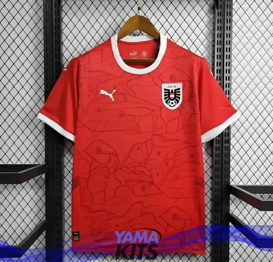 Maillot de l’Autriche Domicile « Rouge » Version Fan 2024/2025 YamaKits Foot