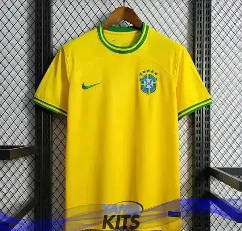 Maillot du Brésil/Brazil concept « Jaune » 2022/2023 YamaKits Foot