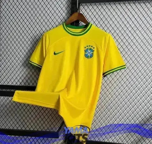 Maillot du Brésil/Brazil concept « Jaune » 2022/2023 YamaKits Foot