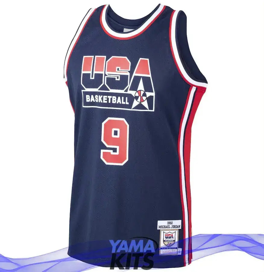 Michael Jordan Marine USA Basketball Domicile 1992 Dream Team YamaBasketball