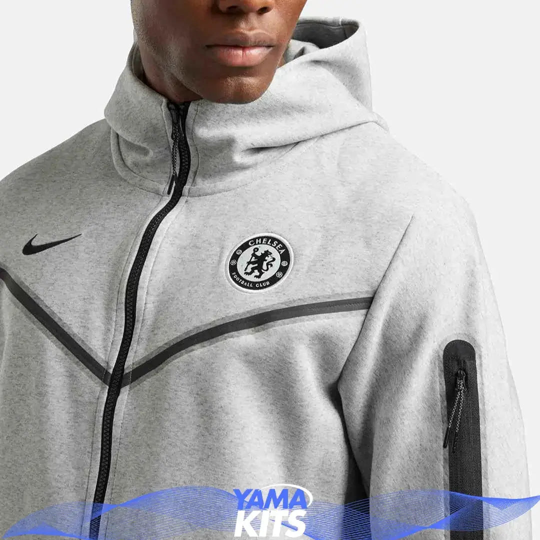 Veste Chelsea nike tech "Gris" fleece 2024/2025 nike tech